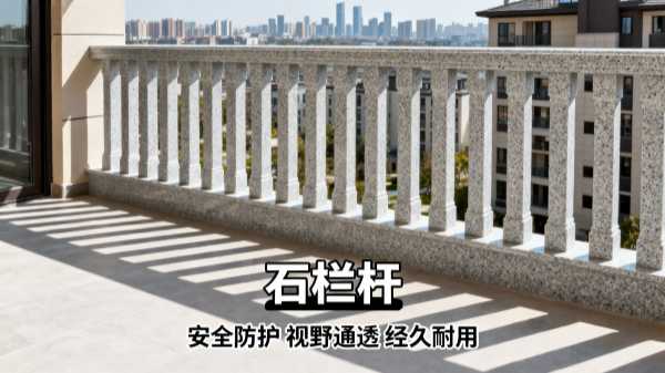 仿古建筑石栏杆定制加工实例
